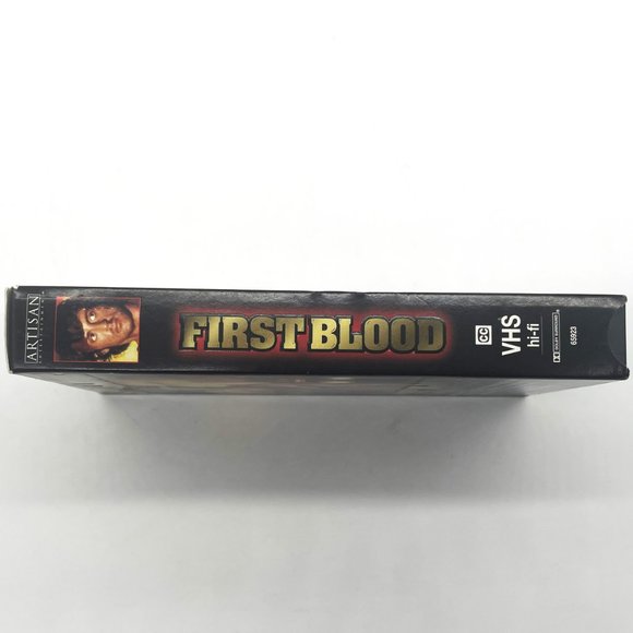 Vintage 1982 Rambo-First Blood Sylveter Stallone Digitally‎ Remastered Bonus VHS - Picture 3 of 4